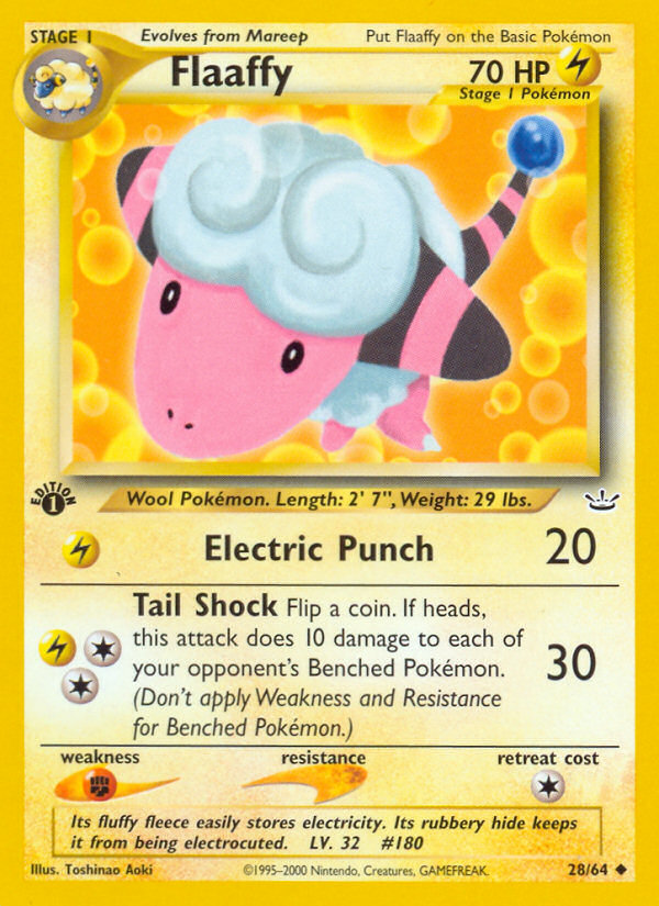 Flaaffy (28/64) [Neo Revelation 1st Edition] | Card Citadel