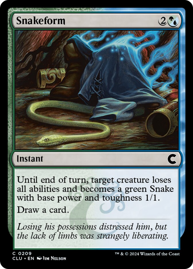 Snakeform [Ravnica: Clue Edition] | Card Citadel