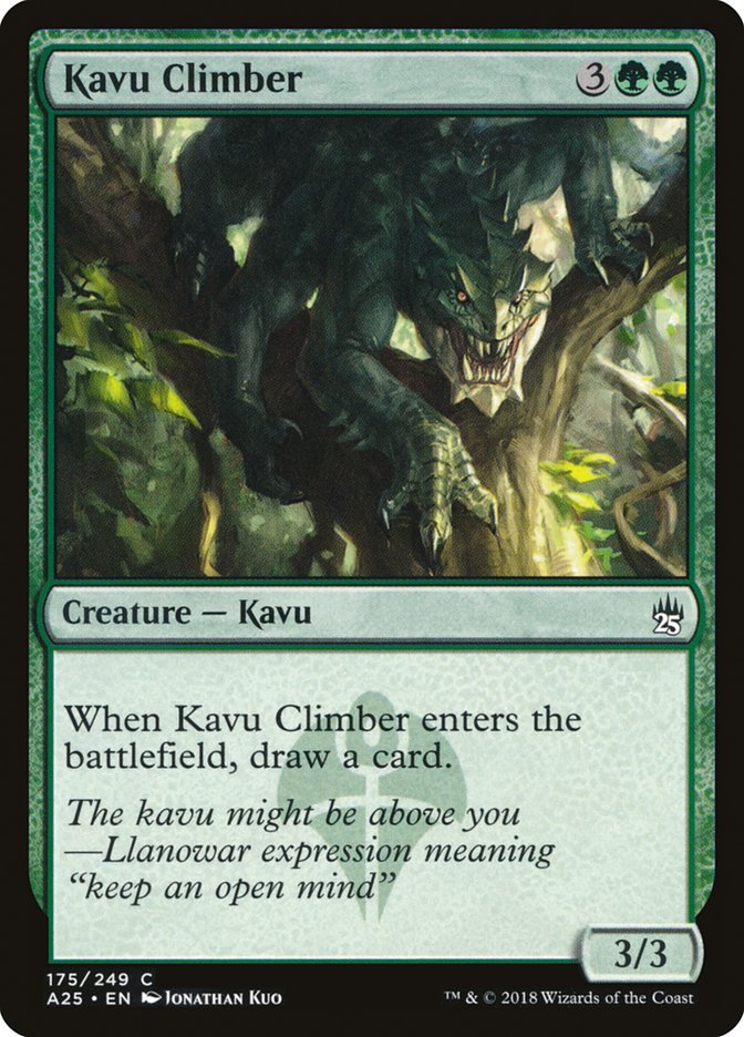 Kavu Climber [Masters 25] | Card Citadel