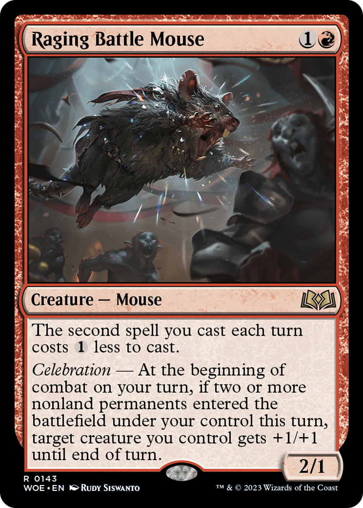 Raging Battle Mouse [Wilds of Eldraine] | Card Citadel