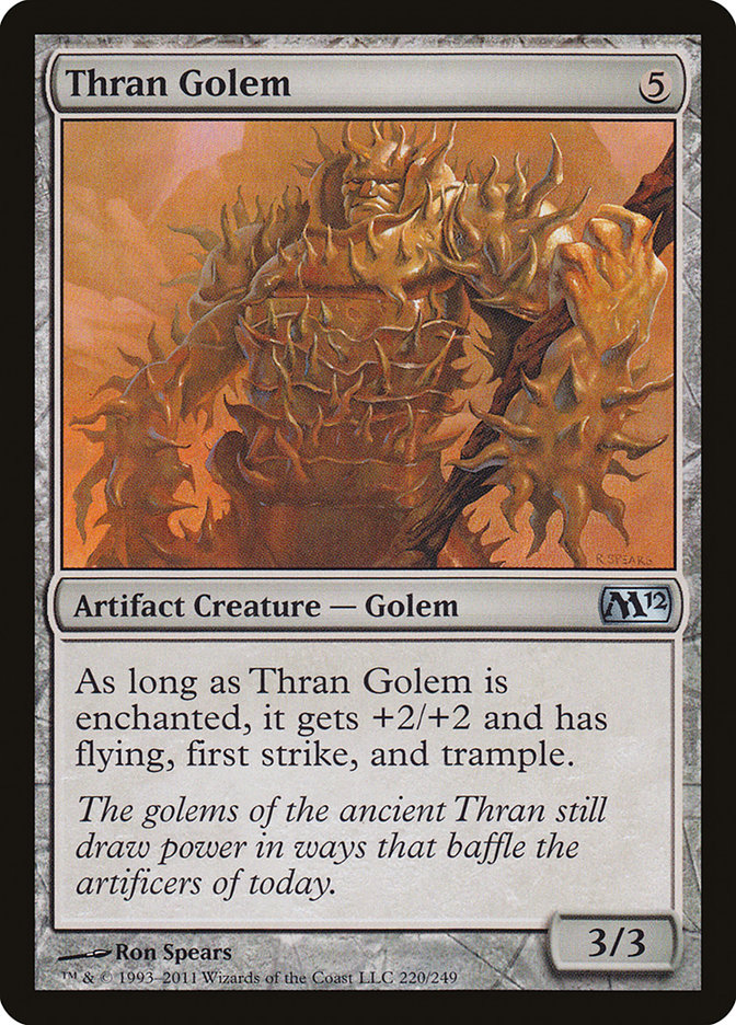 Thran Golem [Magic 2012] | Card Citadel