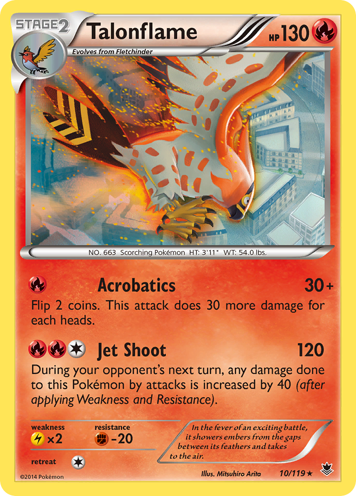 Talonflame (10/119) [XY: Phantom Forces] | Card Citadel