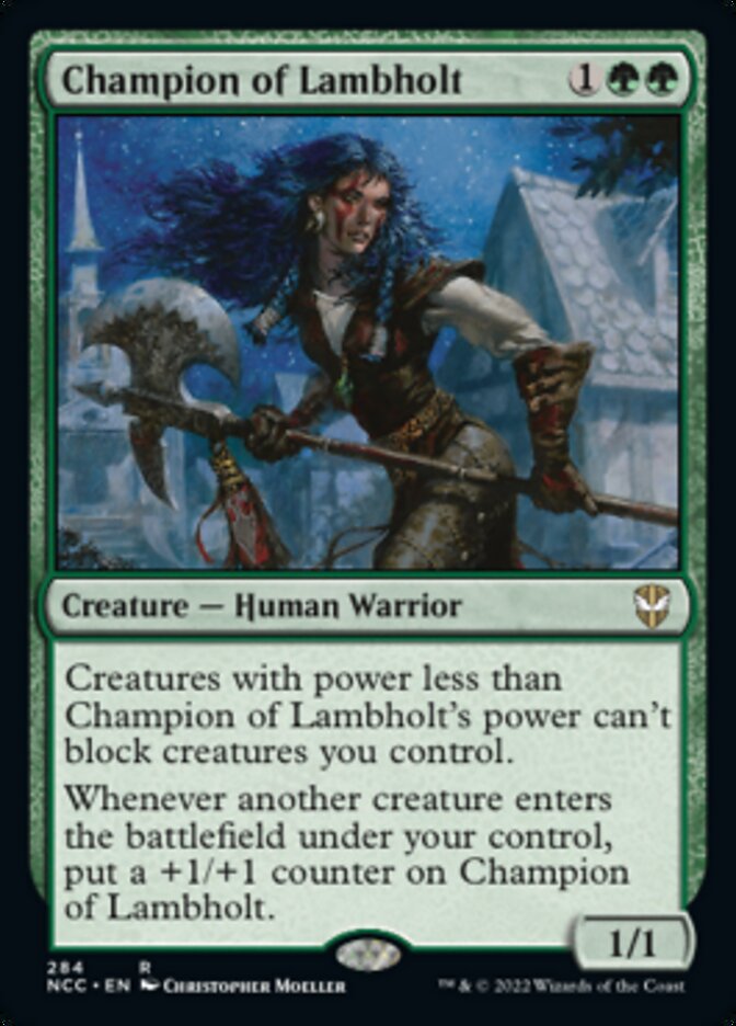 Champion of Lambholt [Streets of New Capenna Commander] | Card Citadel