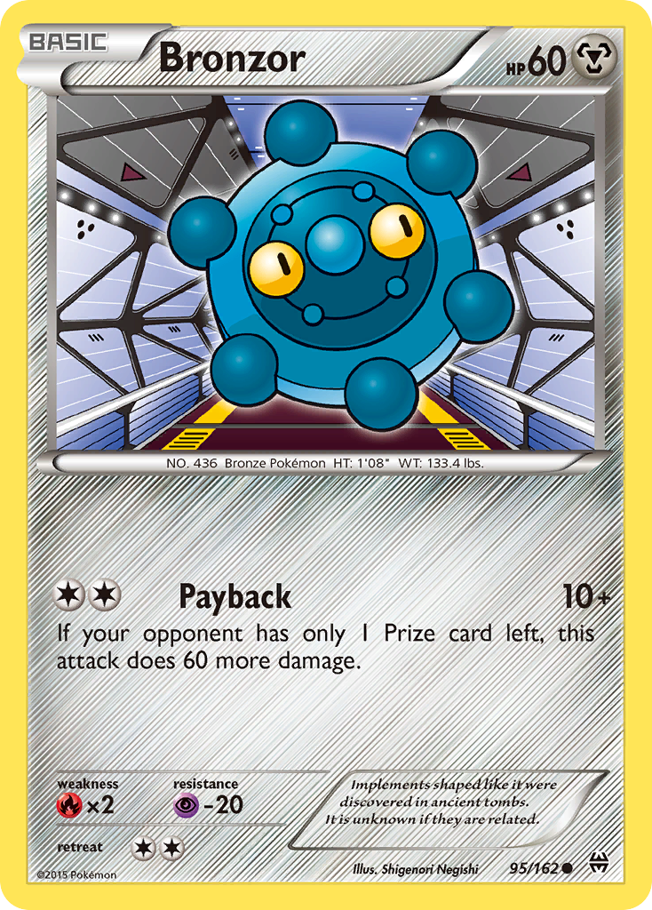 Bronzor (95/162) [XY: BREAKthrough] | Card Citadel