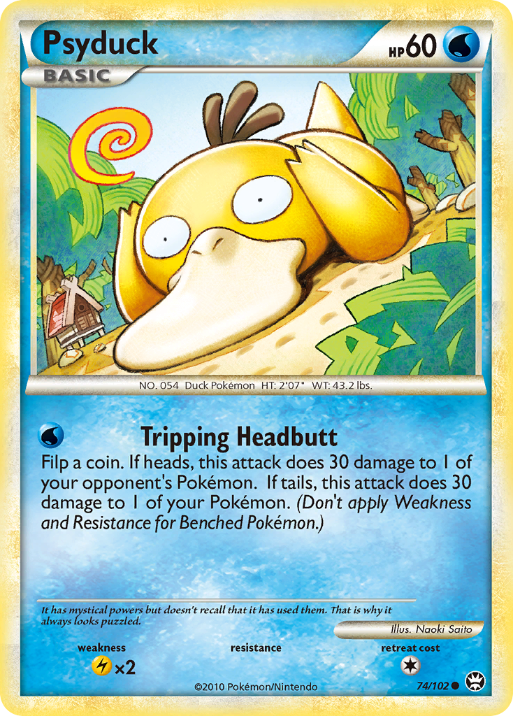 Psyduck (74/102) [HeartGold & SoulSilver: Triumphant] | Card Citadel