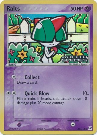 Ralts (81/113) (Stamped) [EX: Delta Species] | Card Citadel