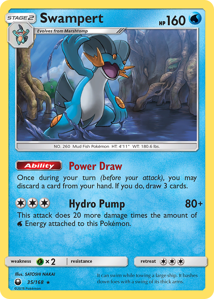 Swampert (35/168) [Sun & Moon: Celestial Storm] | Card Citadel