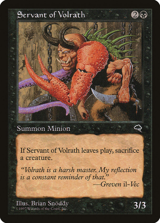 Servant of Volrath [Tempest] | Card Citadel