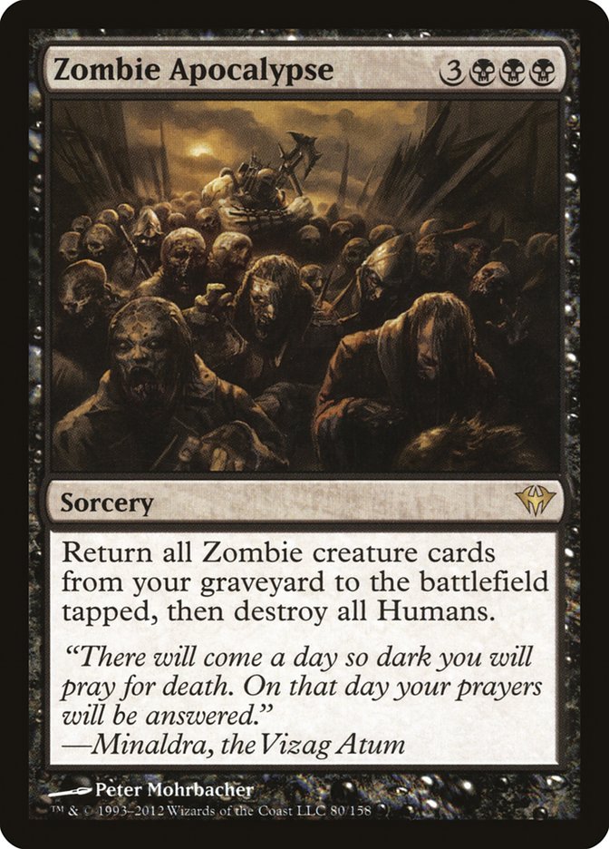 Zombie Apocalypse [Dark Ascension] | Card Citadel
