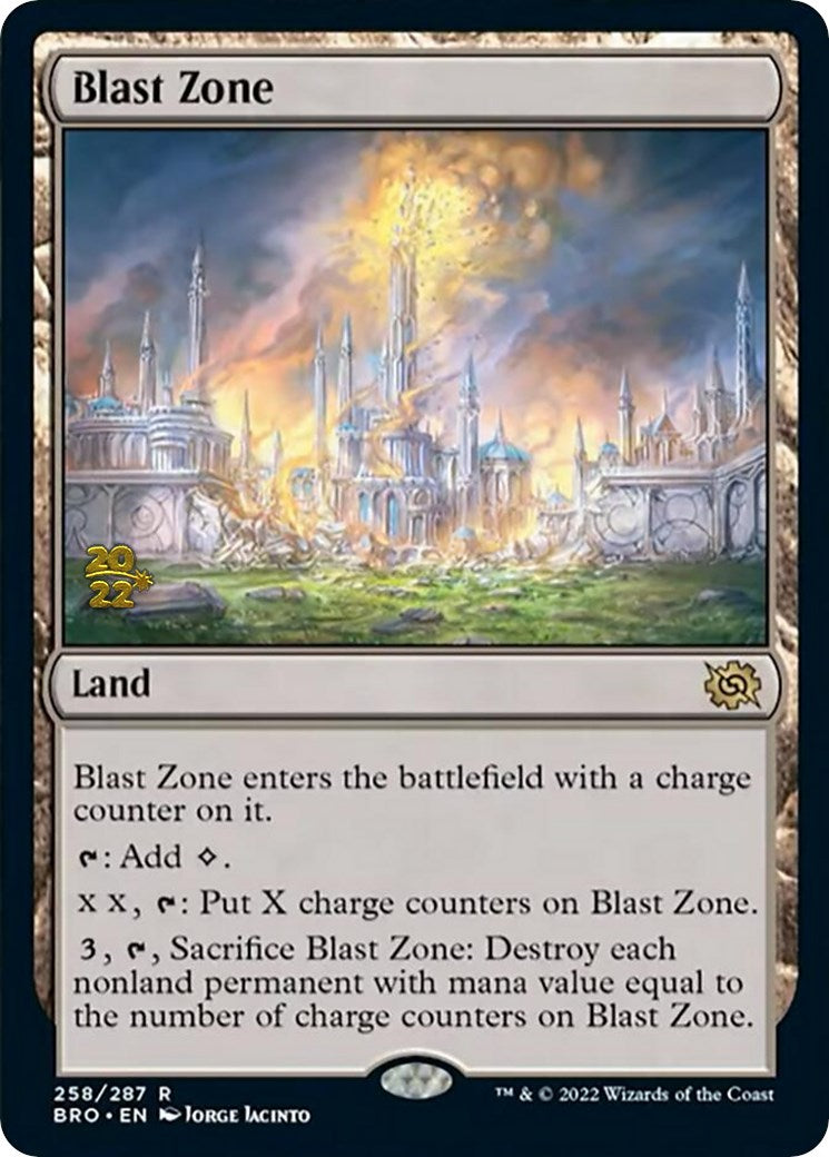 Blast Zone (258) [The Brothers' War: Prerelease Promos] | Card Citadel