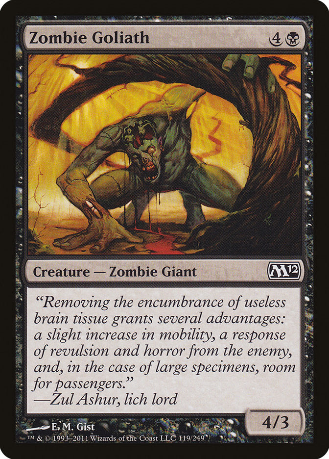 Zombie Goliath [Magic 2012] | Card Citadel