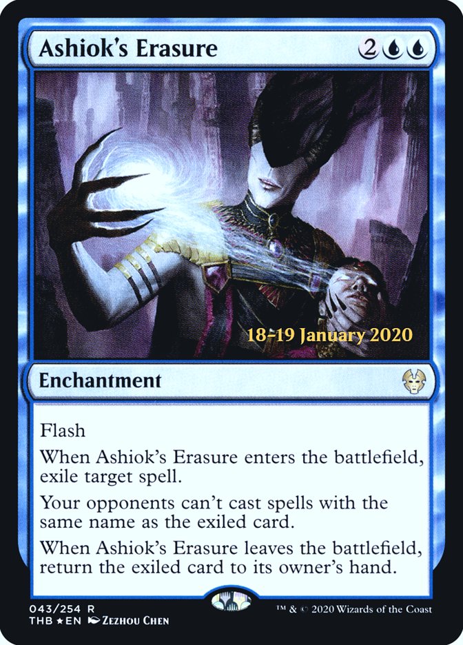 Ashiok's Erasure [Theros Beyond Death Prerelease Promos] | Card Citadel