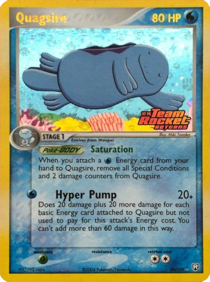 Quagsire (26/109) (Stamped) [EX: Team Rocket Returns] | Card Citadel