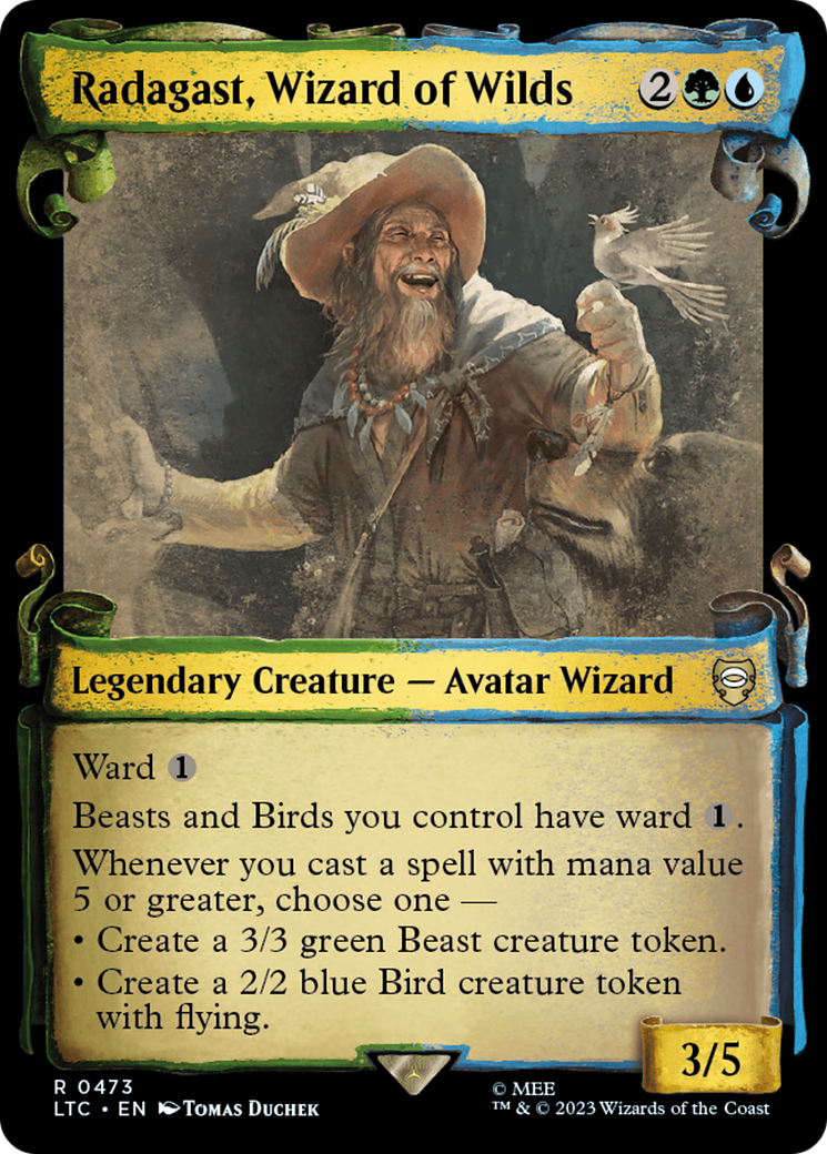 Radagast, Wizard of Wilds [The Lord of the Rings: Tales of Middle-Earth Commander Showcase Scrolls] | Card Citadel