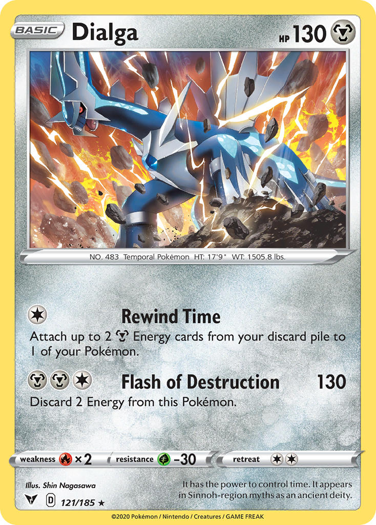 Dialga (121/185) [Sword & Shield: Vivid Voltage] | Card Citadel