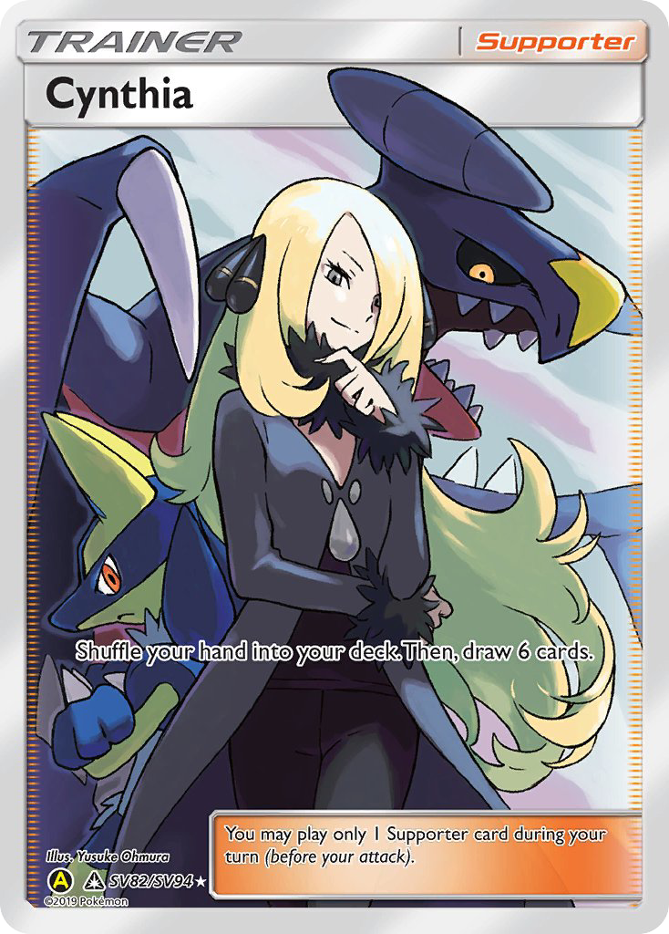 Cynthia (SV82/SV94) [Sun & Moon: Hidden Fates - Shiny Vault] | Card Citadel