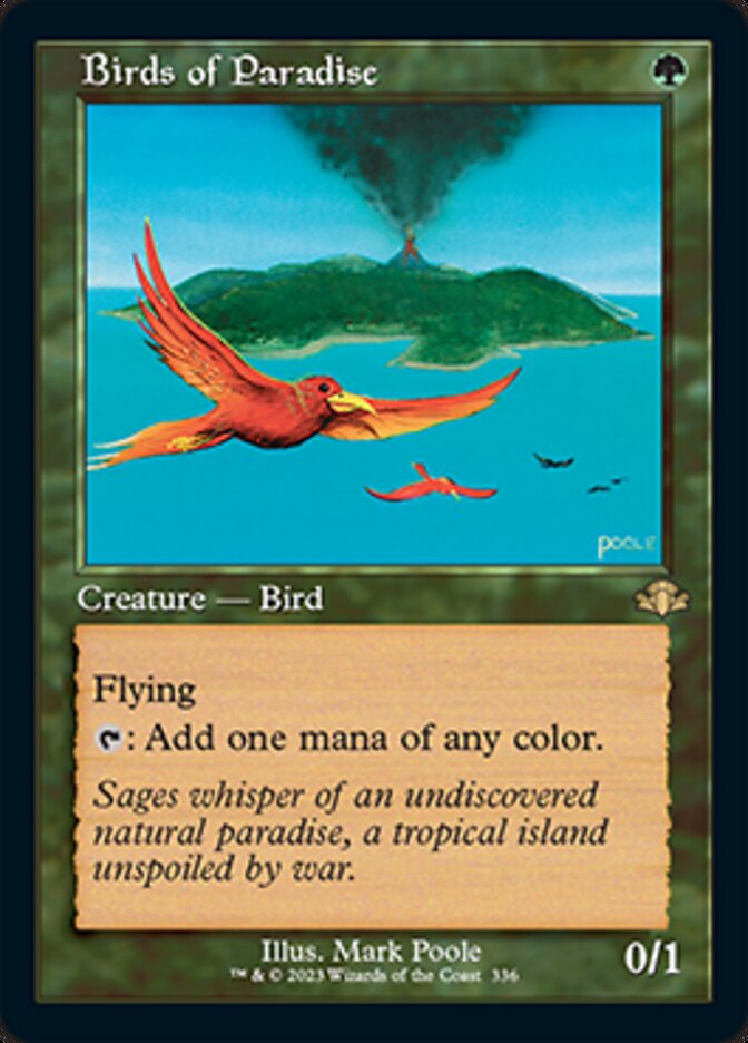 Birds of Paradise (Retro) [Dominaria Remastered] | Card Citadel