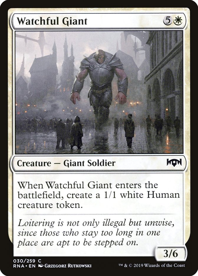 Watchful Giant [Ravnica Allegiance] | Card Citadel