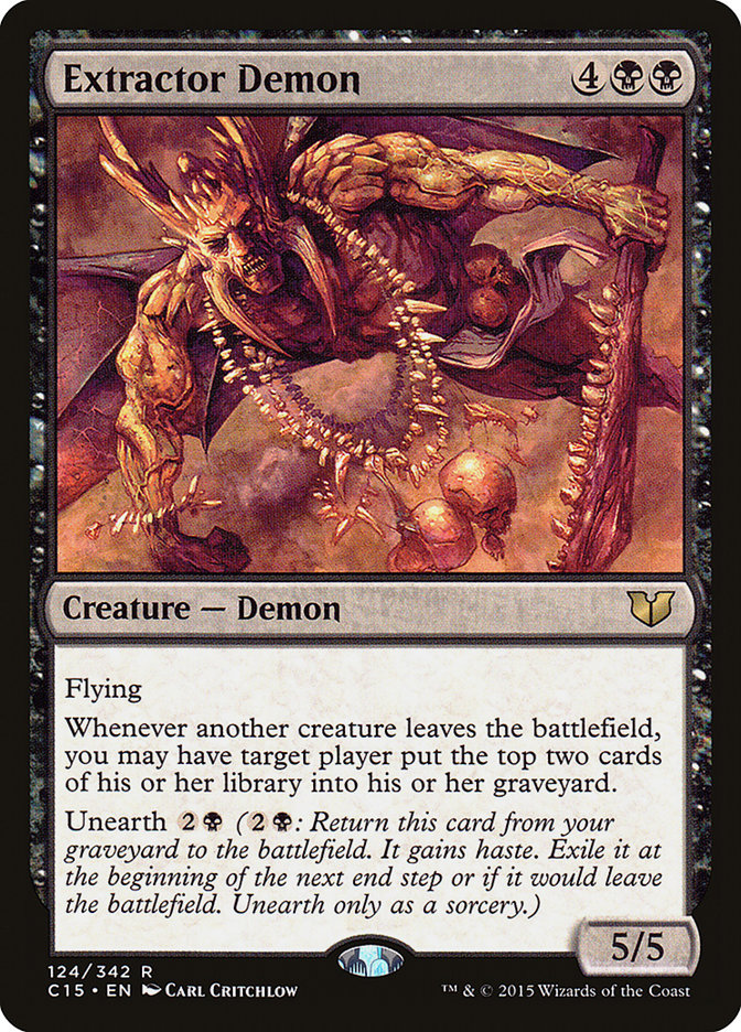 Extractor Demon [Commander 2015] | Card Citadel