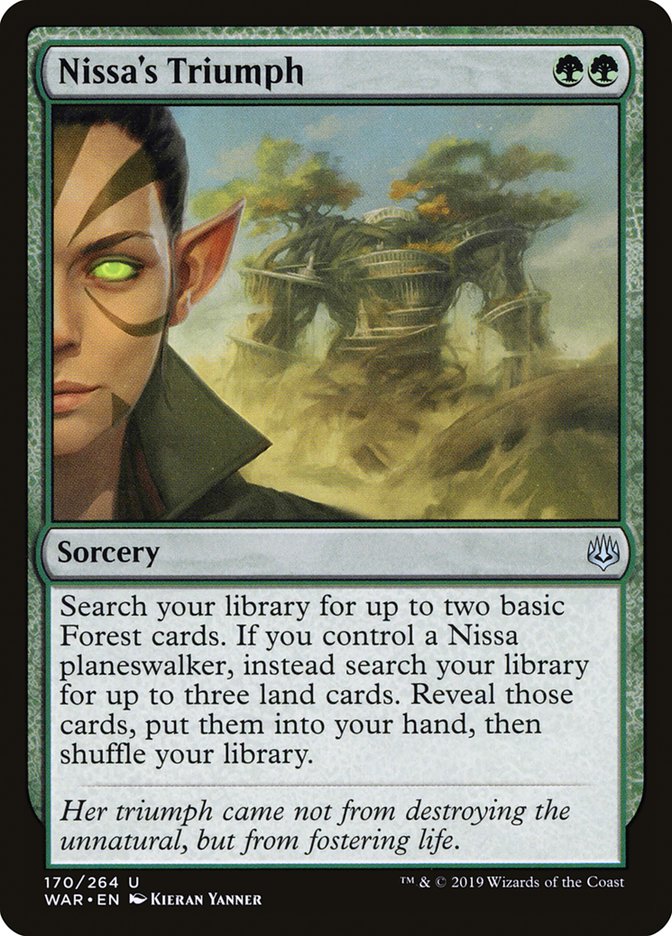 Nissa's Triumph [War of the Spark] | Card Citadel