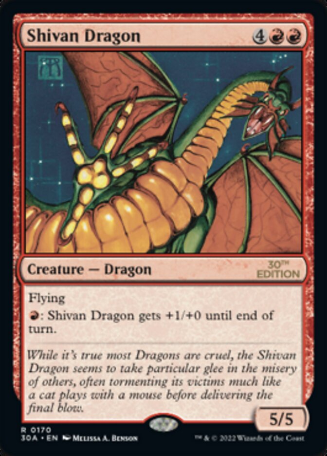 Shivan Dragon [30th Anniversary Edition] | Card Citadel