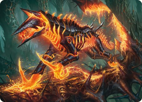 Kuldotha Cackler Art Card [Phyrexia: All Will Be One Art Series] | Card Citadel