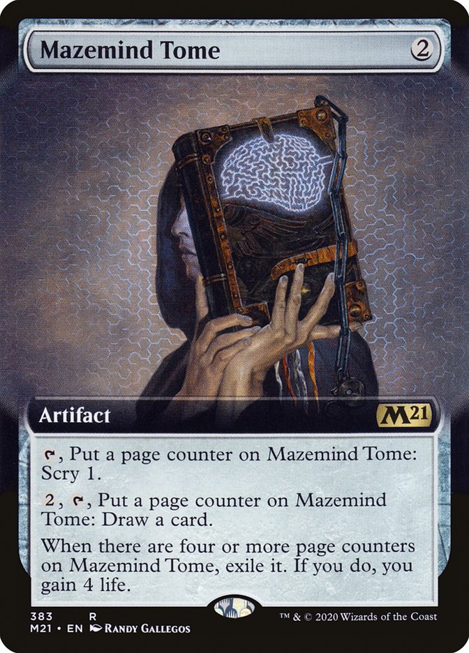 Mazemind Tome (Extended Art) [Core Set 2021] | Card Citadel