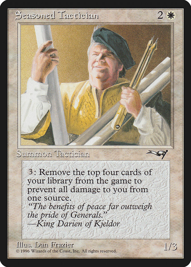 Seasoned Tactician [Alliances] | Card Citadel