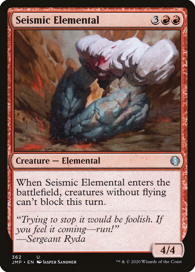 Seismic Elemental [Jumpstart] | Card Citadel