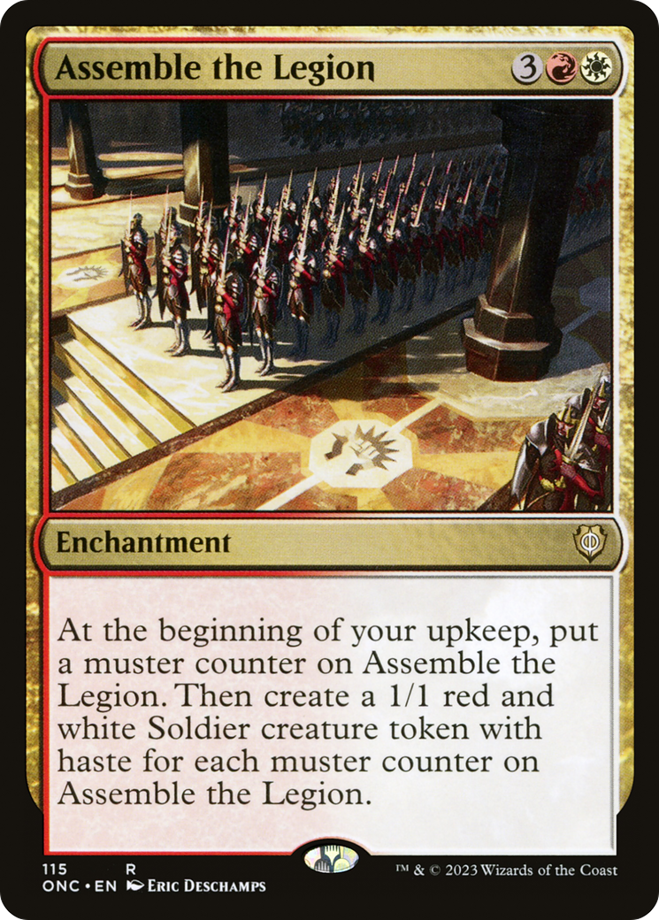 Assemble the Legion [Phyrexia: All Will Be One Commander] | Card Citadel
