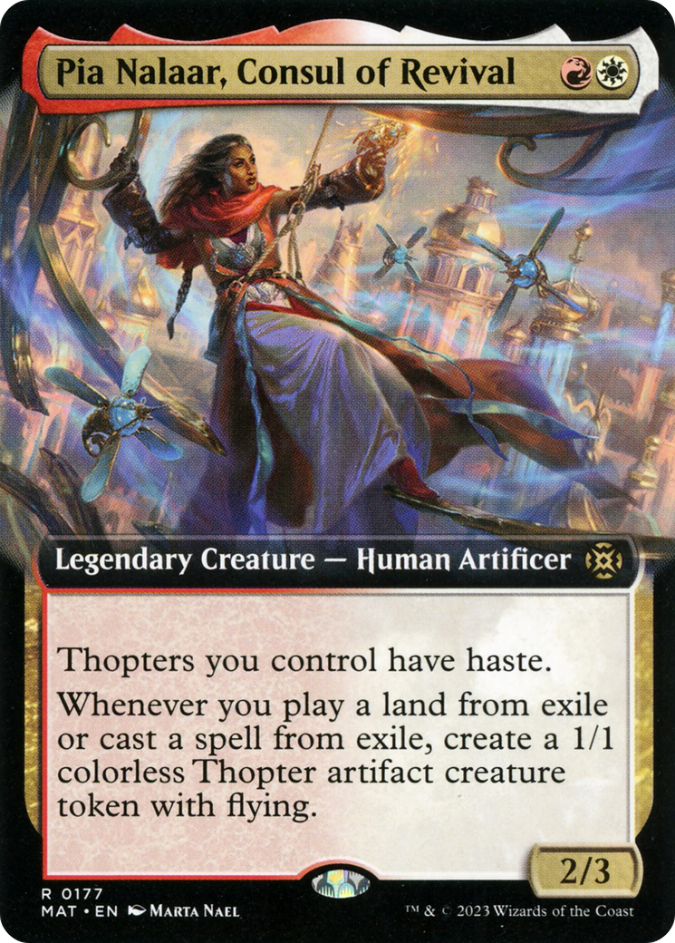 Pia Nalaar, Consul of Revival (Extended Art) [March of the Machine: The Aftermath] | Card Citadel