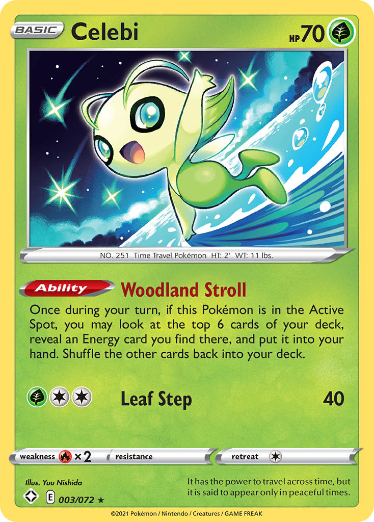 Celebi (003/072) [Sword & Shield: Shining Fates] | Card Citadel