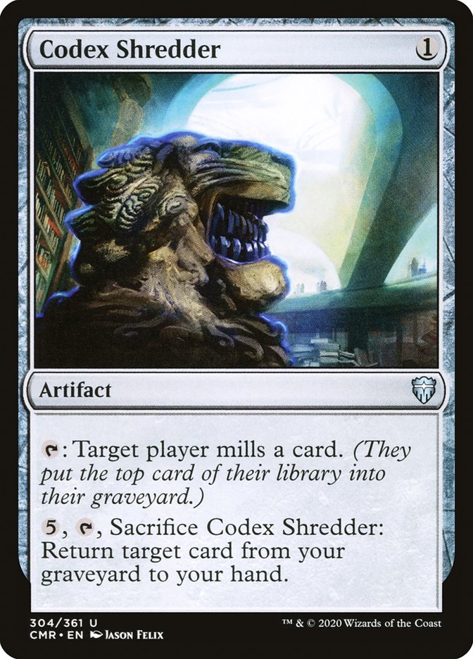 Codex Shredder [Commander Legends] | Card Citadel