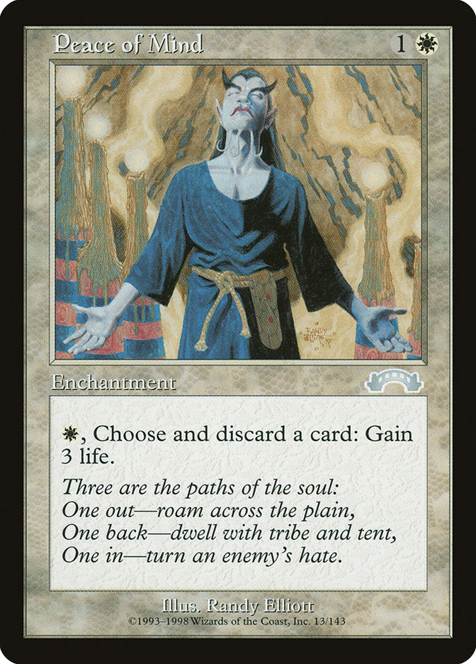 Peace of Mind [Exodus] | Card Citadel