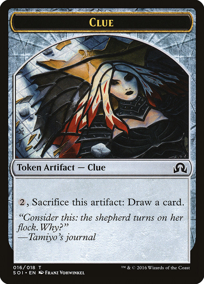 Clue (016/018) [Shadows over Innistrad Tokens] | Card Citadel