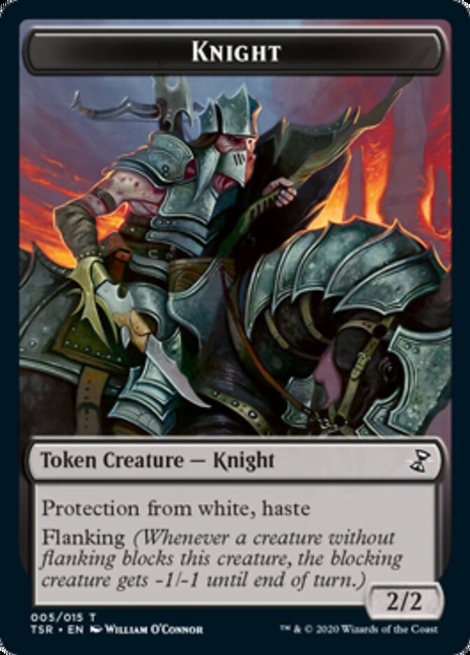 Knight Token [Time Spiral Remastered Tokens] | Card Citadel