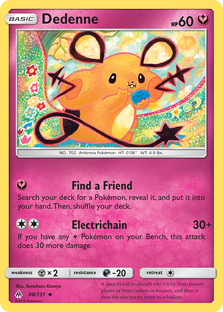 Dedenne (88/131) [Sun & Moon: Forbidden Light] | Card Citadel