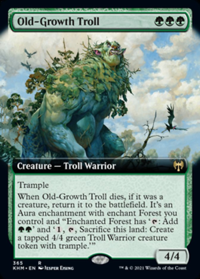 Old-Growth Troll (Extended Art) [Kaldheim] | Card Citadel