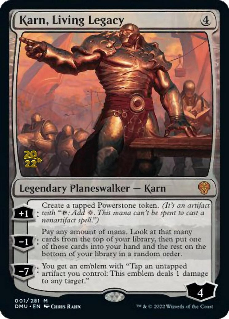 Karn, Living Legacy [Dominaria United Prerelease Promos] | Card Citadel