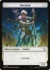 Soldier // Thopter Double-Sided Token [March of the Machine Tokens] | Card Citadel