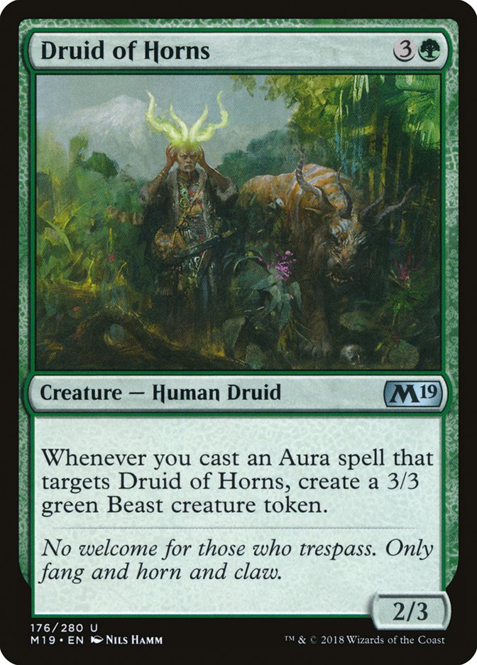 Druid of Horns [Core Set 2019] | Card Citadel