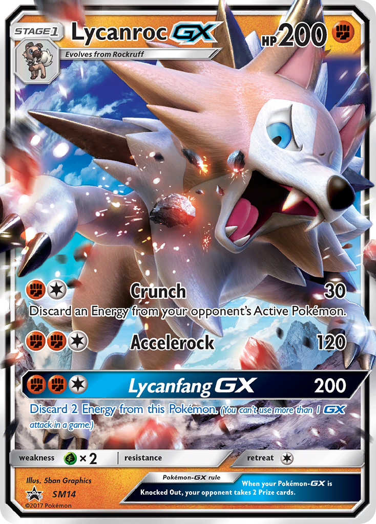 Lycanroc GX (SM14) [Sun & Moon: Black Star Promos] | Card Citadel