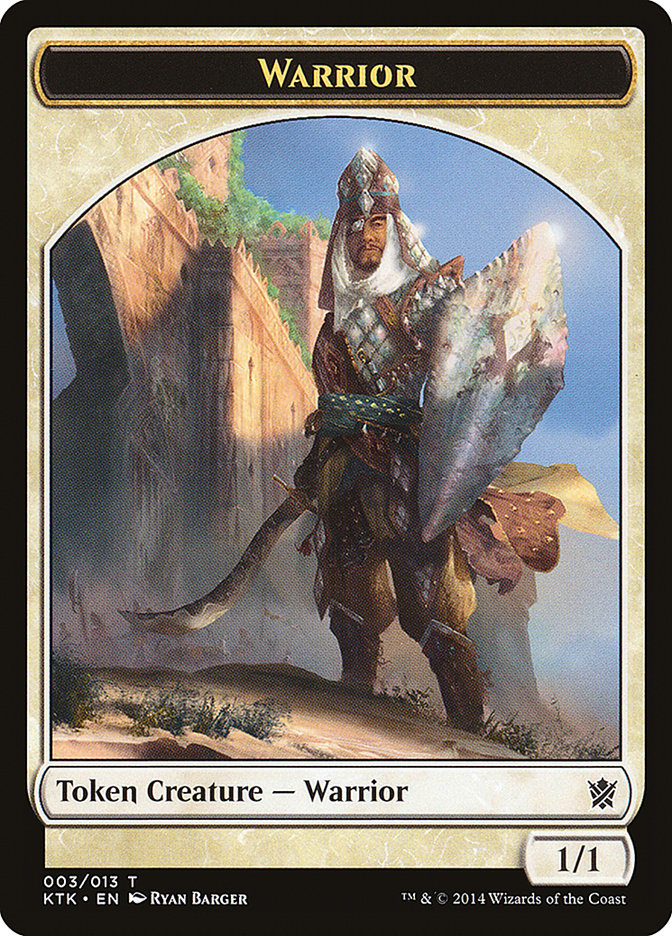 Warrior (003/013) [Khans of Tarkir Tokens] | Card Citadel