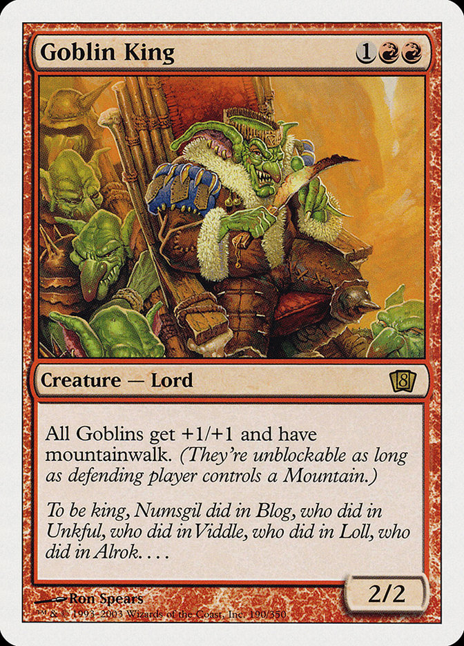 Goblin King [Eighth Edition] | Card Citadel