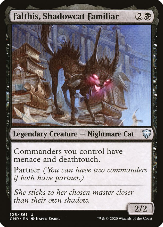 Falthis, Shadowcat Familiar [Commander Legends] | Card Citadel