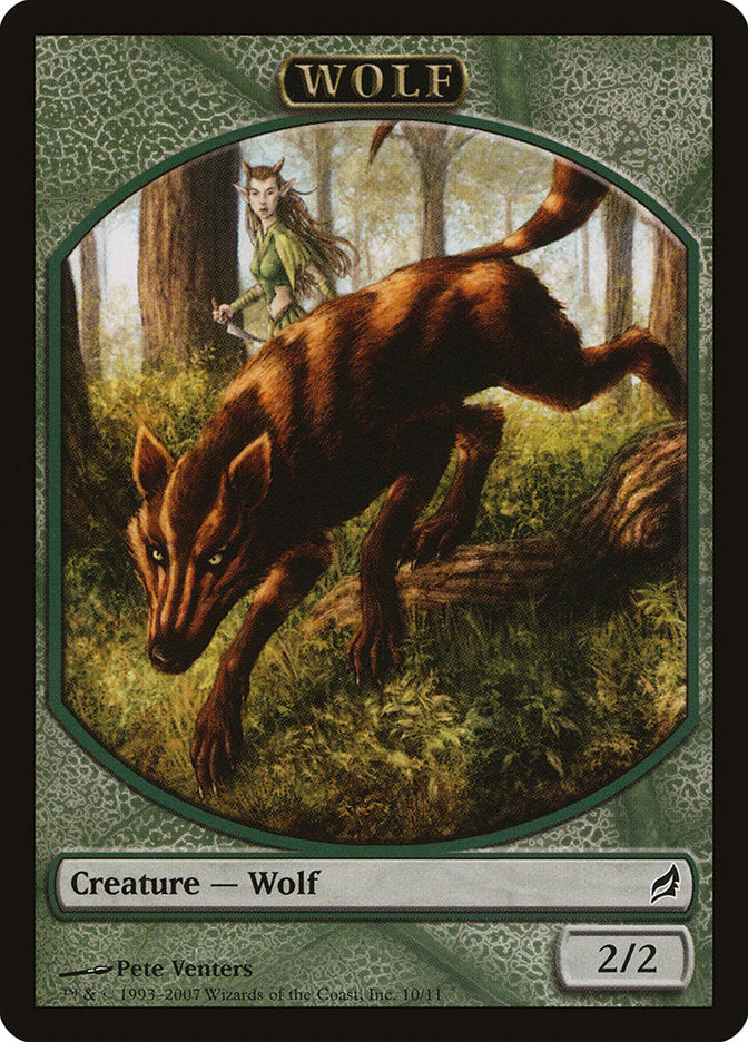 Wolf [Lorwyn Tokens] | Card Citadel