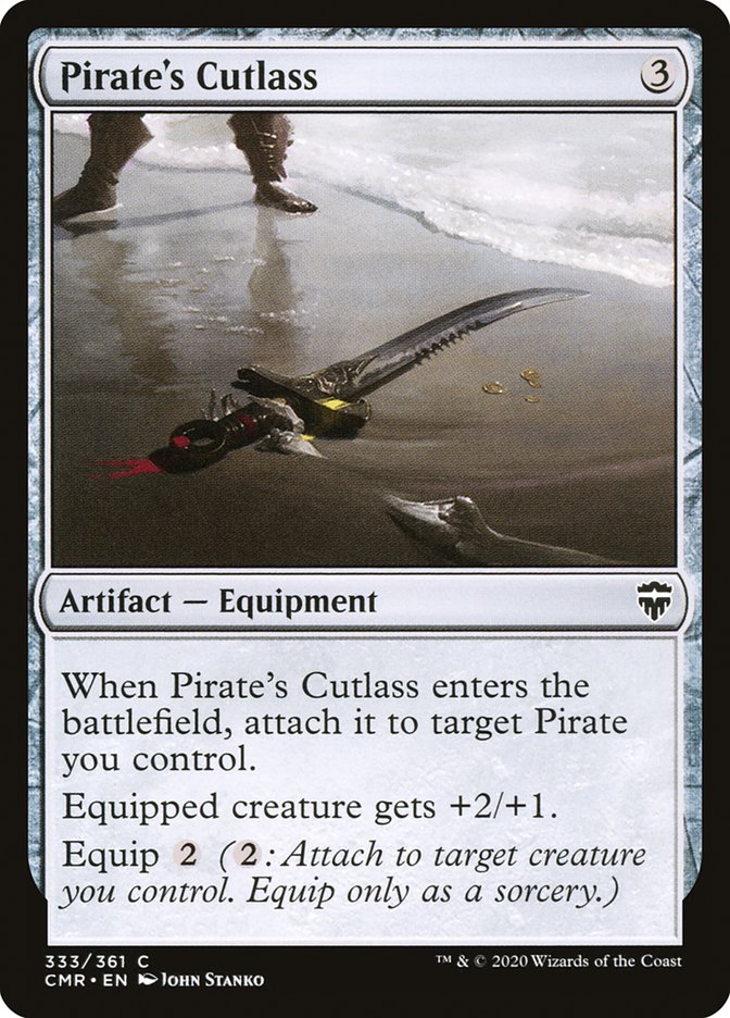 Pirate's Cutlass [Commander Legends] | Card Citadel