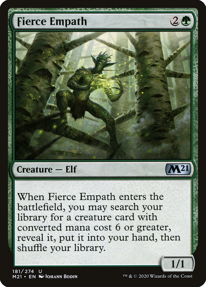 Fierce Empath [Core Set 2021] | Card Citadel