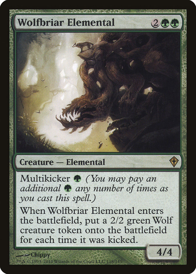 Wolfbriar Elemental [Worldwake] | Card Citadel