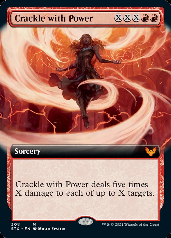 Crackle with Power (Extended) [Strixhaven: School of Mages] | Card Citadel